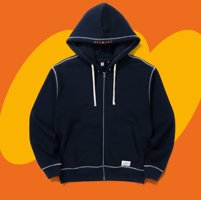 [PTD ON STAGE] ZIP-UP HOODIE (navy)