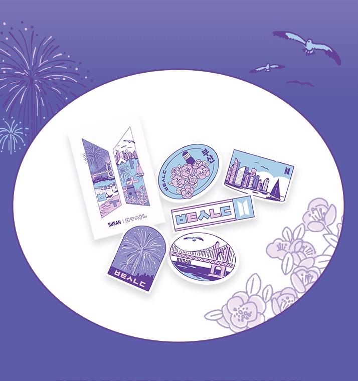 City Postcard Set Busan