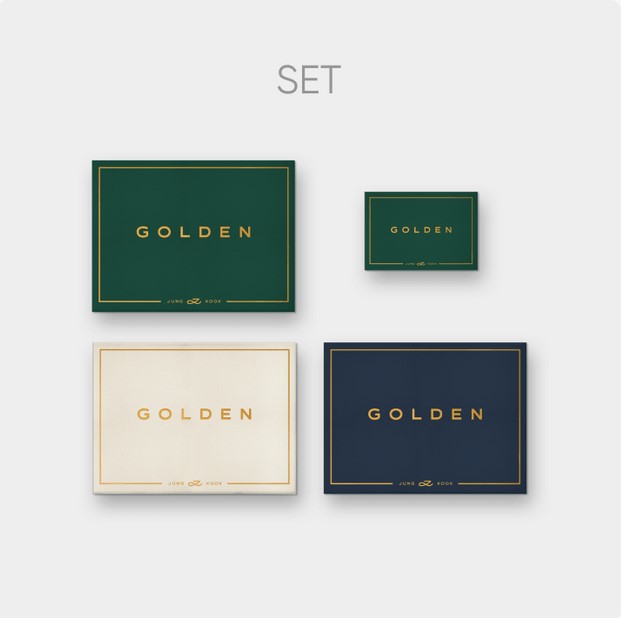 Jung Kook (BTS) 'GOLDEN' (Set) + 'GOLDEN' (Weverse Albums ver.) Set